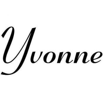 Yvonne nombre de niña o Boy nombre habitación pared cita Arte Vinilo Adhesivo