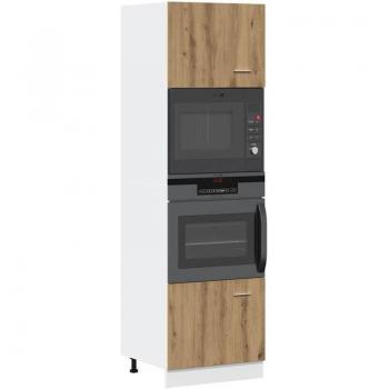 Armario Microondas Lyon Madera de Ingeniería Roble Artesanal 60x57x207 cm