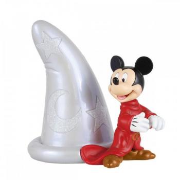 Enesco Disney 100th Anniversary Mickey with Hat Figurine, Resin, 5.5 Inches