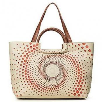 Desigual Bols_legacy Holbox - Bolso con asa, Blanco