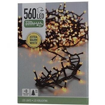 Guirnalda Tipo Espino Multifunción 560 Led Luz Cálida Exterior IP44 1100cm