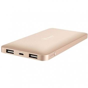 Baseus Galaxy Batería Externa 10000mAh, Batería Portátil Dual USB, Powerbank - Dorado