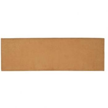 Cabecero Doble Tapizado de Tela Mostaza 160x50 cm para Cama de 135, 150 y 160 cm