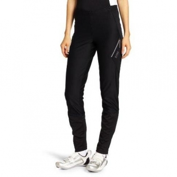 Gore Bike Wear Countdown WindStopper Soft Shell Lady - Pantalones de ciclismo para mujer, color negro, talla 42
