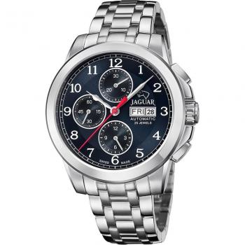 Reloj Automático Jaguar J978/3 para Hombre, Colección Automatic, Caja de Acero Inoxidable 316L Gris Plata con Esfera Azul