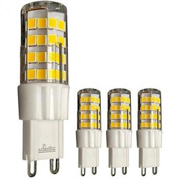 Pack 4x Bombilla LED G9 5W Regulable. Color Blanco Neutro