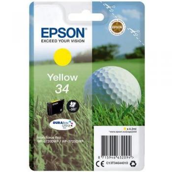 Cartucho EPSON T3464 Amarillo WF3720 3720DNF