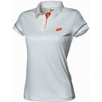 Lotto Shela II W - Polo para mujer, color blanco, talla M