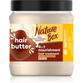 Mascarilla Capilar Nature Box con Aceite de Argán 300 ml - Nutrición Intensa 4 en 1