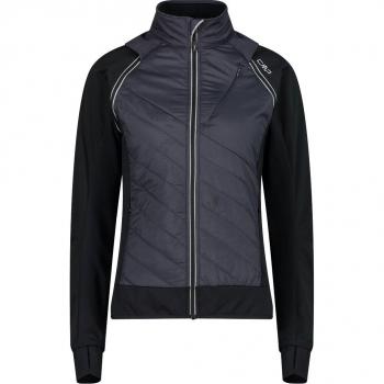 CMP Women's Hybrid Softshell Jacket with Detachable Sleeves - Anthracite - Size 46