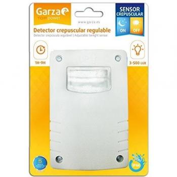 Garza - Detector Crepuscular Regulable para exterior