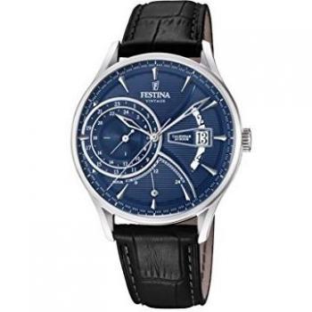 Festina Reloj Analógico para Hombre de Cuarzo con Correa en Cuero F16985/3