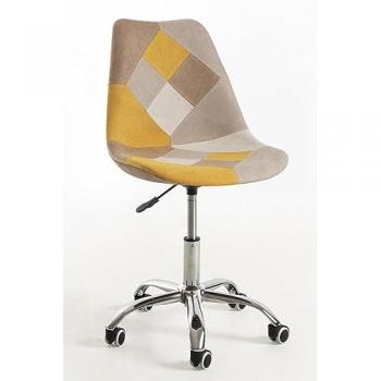 Silla de Escritorio Neo Patchwork Amarillo
