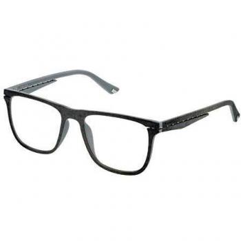Police VPL485530T60 Gafas, Gauze Effect Shiny Anthracite, 53/18/145 para Hombre