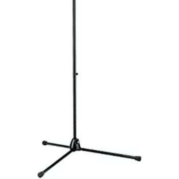 K&M 23320 Floor and Tabletop Microphone Stand, Adjustable Height 8.5-13.6, Black
