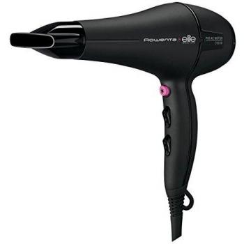 Rowenta Elite CV7812 Secador con motor AC de alto rendimiento, 2100 W, negro