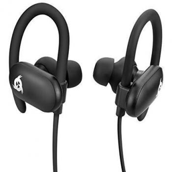 KLIM Fit Auriculares Bluetooth Deportivos Sonido + Batería de Larga duración, 5 años de garantía + Cascos inalámbricos para Correr, Gimnasio, Deporte + IPX4 Antisudor + NUEVOS 2020