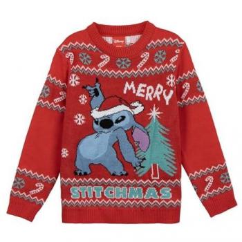 Suéter de punto navideño para niños Stitch 12 años unisex Cerda Group