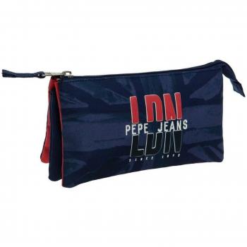 Pepe Jeans Dalton Neceser de Viaje, 1.32 Litros, Color Azul