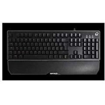 Teclado Gaming Mecánico-Membrana RGB de Aluminio QPAD MK-40 AZERTY