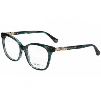 Ted Baker TB9287 509 Women's Eyeglasses Green Size 52 (Frame Only) - Blue Light Block Available