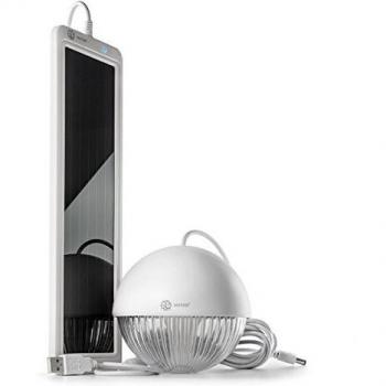 Xunzel solarmoonbl a + +, batería bares Solar LED Luz Kit, plástico, blanco, 15,4 x 11,5 x 31,2 cm