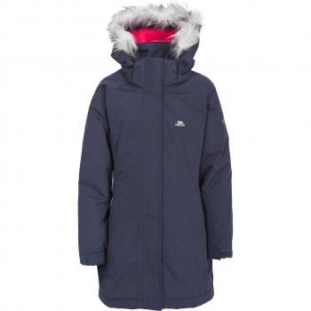 Trespass Fame – Chaqueta Impermeable niña, Color Bleu Foncé, tamaño XS