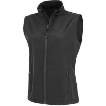 Chaleco Softshell Imprimible Reciclado para Mujeres - Talla S - Color Negro