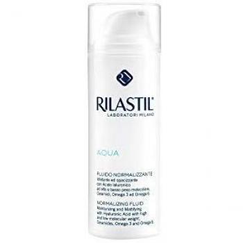 Rilastil Aqua Normalizing Fluid 50ml - Hydrating Emulsion for Oily and Impure Skin