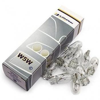 jurmann Trade GmbH® 10 x Unidades Clear 12 V 5 W W5 W T10 Cristal Lámpara halógena Auto lámpara de la bombilla nuevo