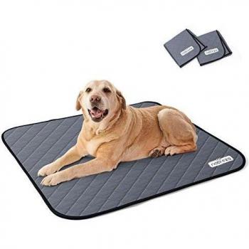 Nobleza 2* Empapadores Perros Reutilizable Entrenamiento Lavable Almohadilla para Mascota, Impermeable Absorbente Antideslizante Pañales Perro Gato Extra Grande Pet Pee Pad Cojín; L