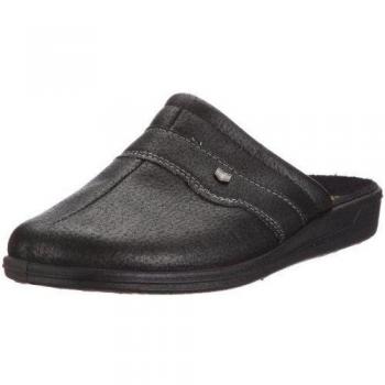 Fischer Frank Soft 14240 - Zapatillas de casa para hombre, Negro, 47