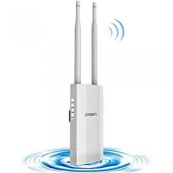 JOOWIN Punto de Acceso WiFi para Exteriores 1200Mbps Dual Banda 2.4Ghz/5Ghz WiFi Ap Inalámbrico para Exteriores de PoE y Dual 5dBi Antenas de Alta Ganancia