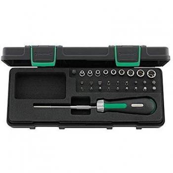 Juego de destornillador porta-puntas con trinquete 1/4 4008/27/1R KN Stahlwille 96182203
