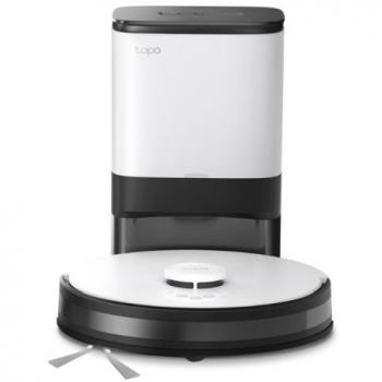 Aspiradora Robot TP-Link Tapo RV30 Plus con Navegación LiDAR, Mopa Automática, Base de Auto-Vaciado, Succión 4200Pa, Batería de 3 Horas, Control por Voz/