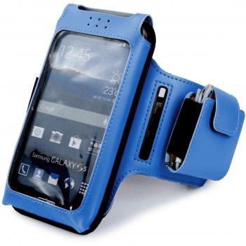 Tuff-Luv Sports Armband with Removable Pouch Blue [H7_41]