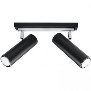 Aplique de techo DIREZIONE 2 negro GU10 LEDBOX