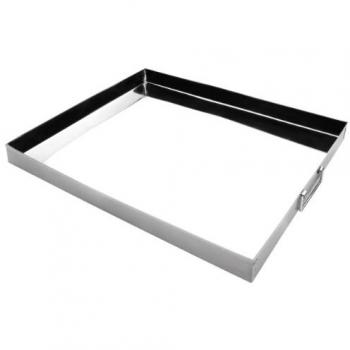 Ibili Bandeja De Empanadas 45x35x3.5 Cm, Empanadera Inox, Stainless Steel, Plateado, 45 x 35 x 3.5 cm
