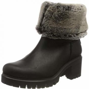 Panama Jack Piola B35 Botines de Tacón para Mujer, Color Negro, Talla 40