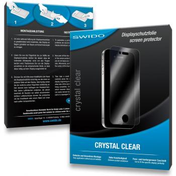 3 x SWIDO Crystal Clear Lámina de protección para Becker Traffic Assist Z102 / Z-102 - ¡Protección de pantalla cristalina con recubrimiento duro! CALIDAD PREMIUM - Made in Germany