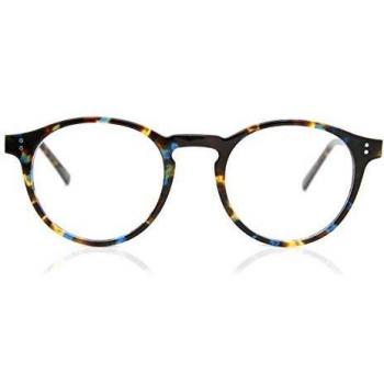 Oval Montura Completa Plástico Careyshell Gafas Recetadas para Hombre - Gafas Anti-Azules - SmartBuy Collection