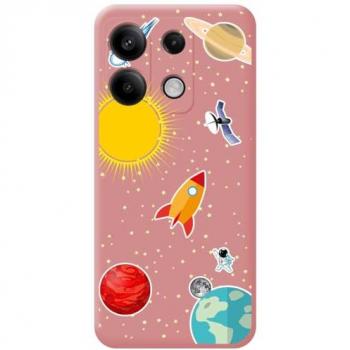 Funda Silicona Líquida Rosa Espacial para Xiaomi Redmi Note 13 5G