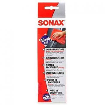 SONAX Paño de microfibra rojo L400xB400mm 89% PES,11% PA SONAX