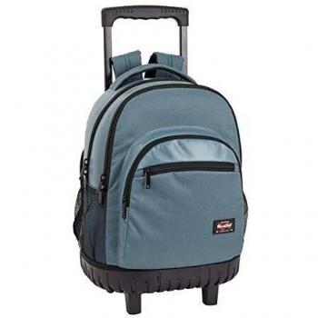 BlackFit8 Gray Oficial Mochila Escolar Grande Con Ruedas 320x140x460mm