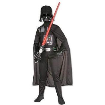 Disfraz Clásico de Darth Vader™ para Niño Negro/Plata 7-8 Años (122-128 cm)