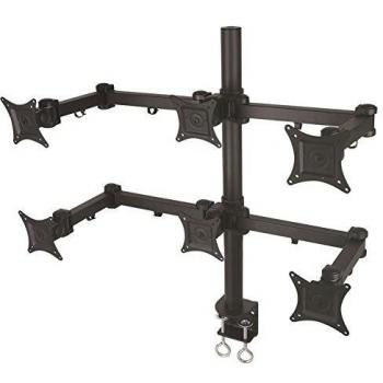 TradeMount Soporte de Mesa para Monitor para Seis monitores Extensible de 10 cm a 105,8 cm para DELL 24 U2414H