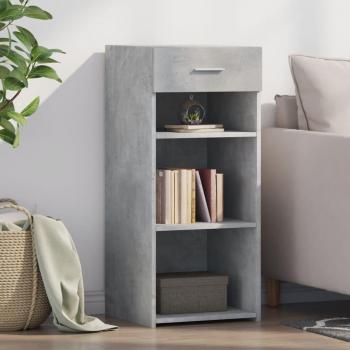Armario de hormigón gris de madera multicapa 40x42,5x93 cm