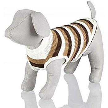 TRIXIE Jersey Hamilton, Lana Sintética, S, 35 cm, Rayado, Perro