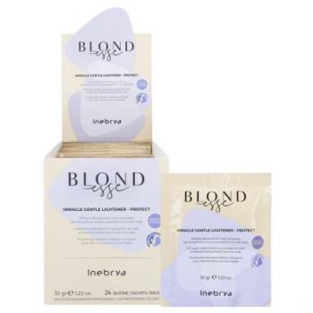 Desarrollador Compacto Inebrya Blondesse 24 para Efectos de Desvanecimiento - Protege y Aclara con Luz Suave Violeta 24 x 35 gr