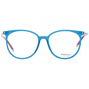 Ana Hickmann HI6069 T01 Men's Eyeglasses Blue Size 53 - Frame Only, Free Lenses, HSA/FSA Insurance, Blue Light Block Available